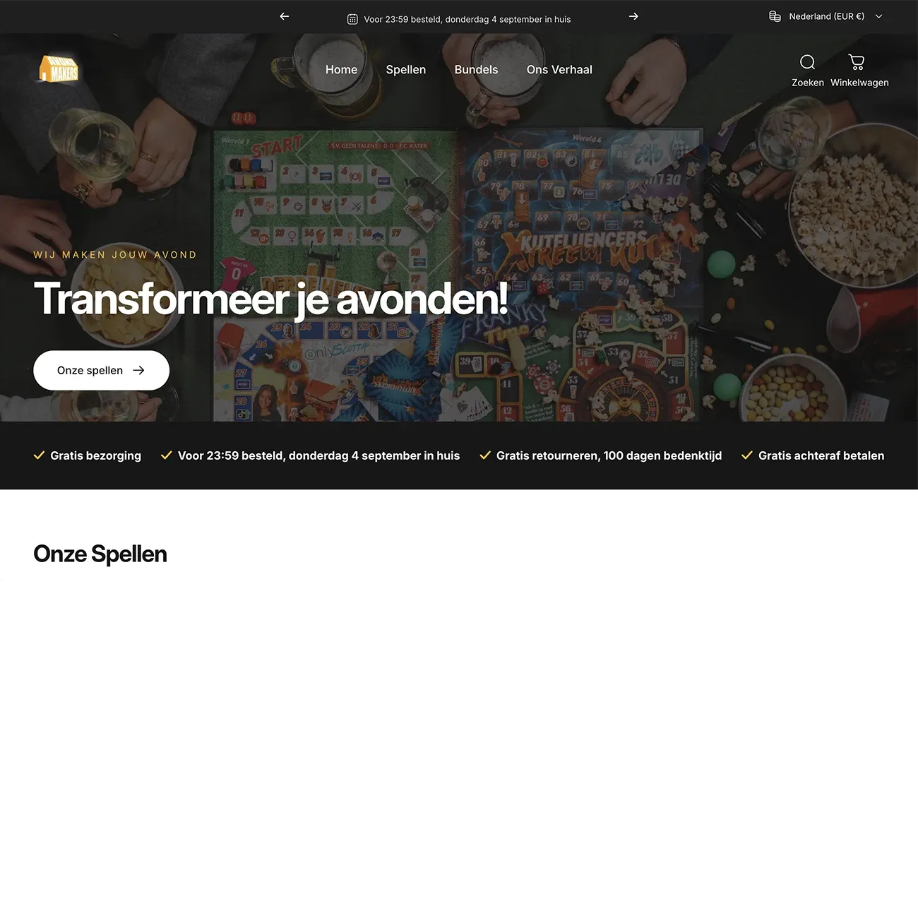 EenwinnendezetvoorAvondmakers